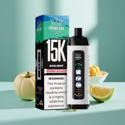 Al Fakher 15k Ice Adjust Clouds 15000 Puffów 22ml Miętowa Guma Mesh Coil