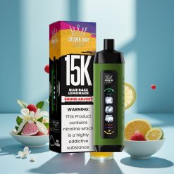 Al Fakher 15k Ice Adjust Clouds 15000 Puffów Wyświetlacz LED Blue Razz Lemonade