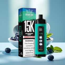 Al Fakher 15k Ice Adjust Clouds 15000 Puffs 22ml Mięta z Borówką