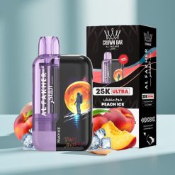 Al Fakher Crown Bar Ultra 25K 22ml Brzoskwiniowy Lód