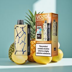 Vozol Neon 45K 45000 Pufów Mango-Ananas z Regulacją Powietrza i Lodu