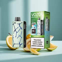 Vozol Neon 45K 45000 Puffów Lodowa Jabłko z Regulacją Powietrza i Lodu