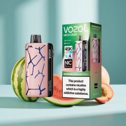 Vozol Neon 45k 45000 Pufów Regulowane Powietrze 800mAh Arbuz Kwaśna Brzoskwinia
