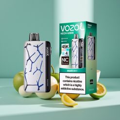 Vozol Neon 45k 45000 Puffs Miami Mięta Przepływ Powietrza 3 Tryby Bateria 800mAh